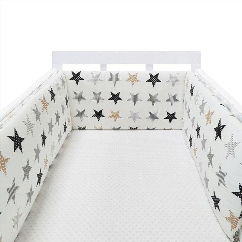 Breathable Baby Crib Padded Bumper – Mesh Cot Liner for Standard Cribs